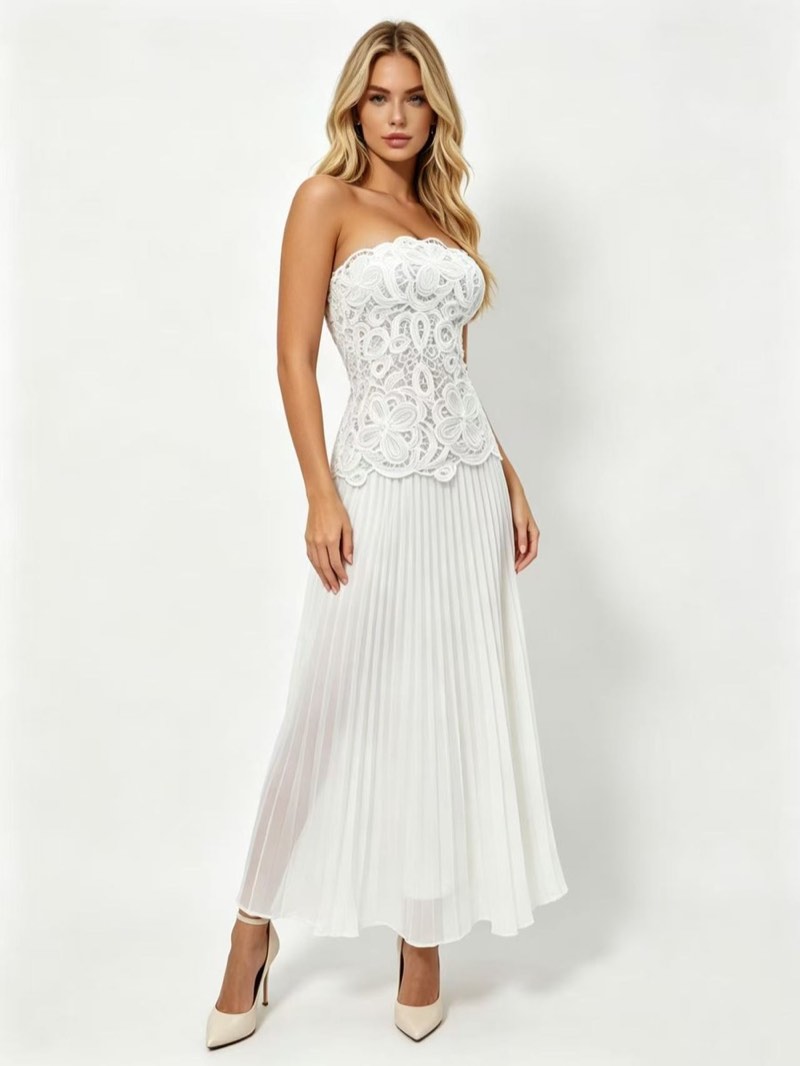 White dress collection sample